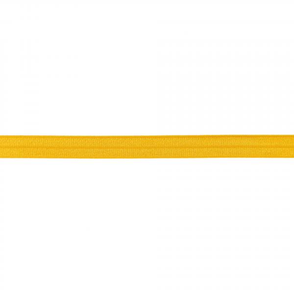 Elastisches Schrägband Polyamid Breite 15 mm - Senf